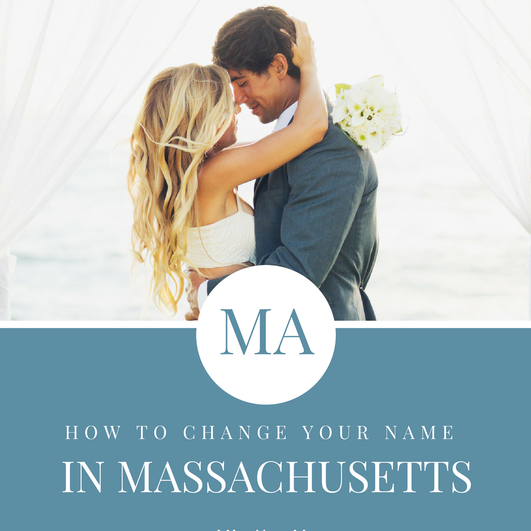 How to legally change your name after marriage in Massachusetts