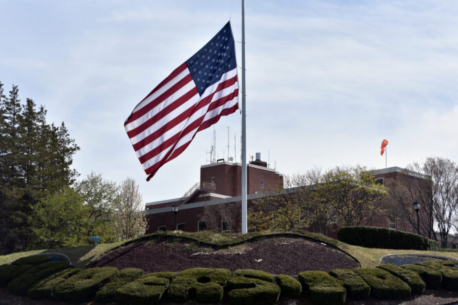 Why are the Flags at Half Mast Today Massachusetts