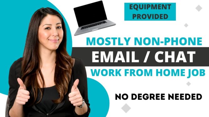 Non Phone Non Chat Work from Home