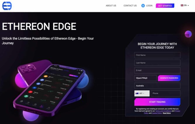 Ethereon Edge Trading Platform Review