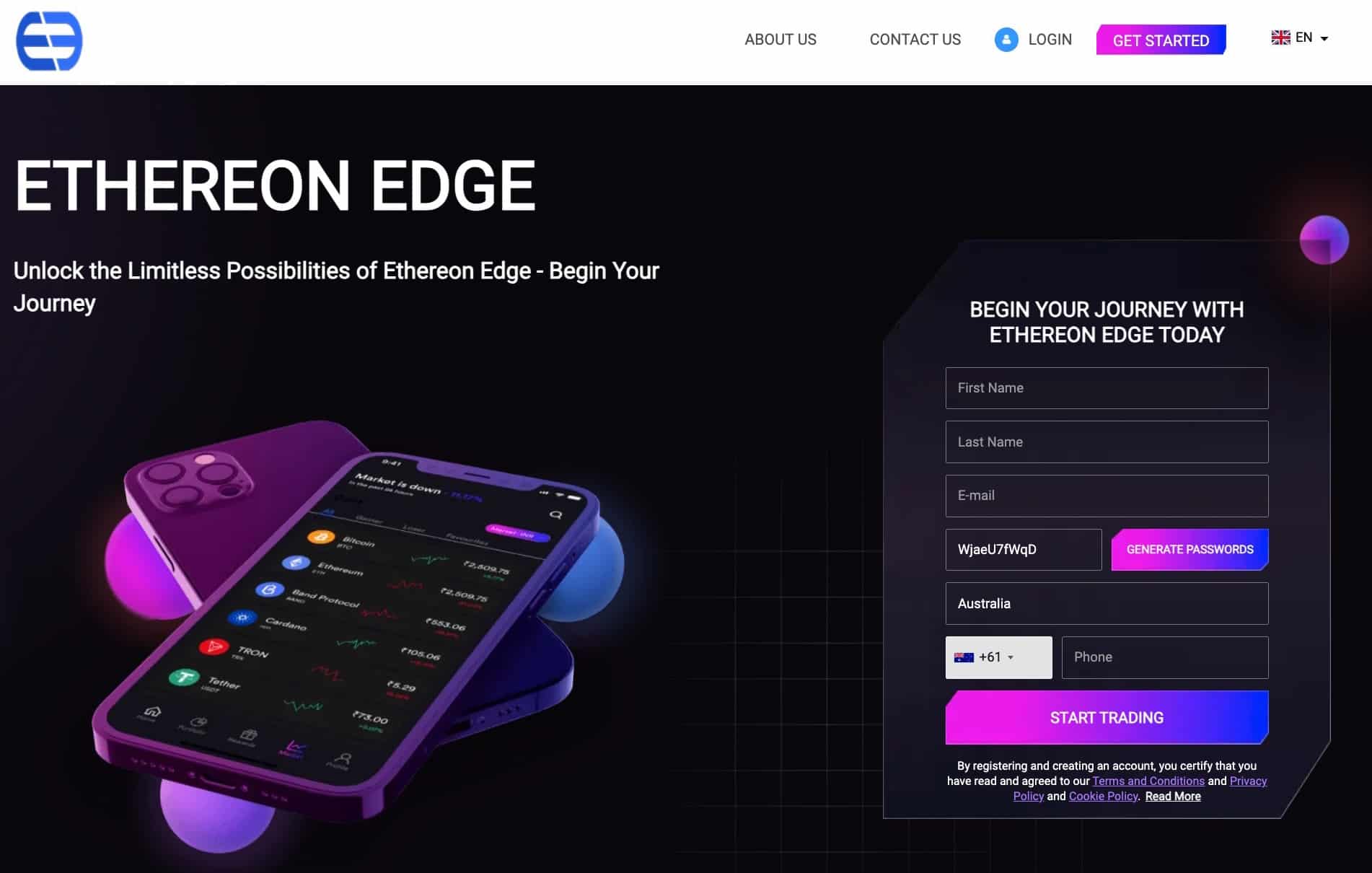 Ethereon Edge Trading Platform Review: Unleashing Market Potential